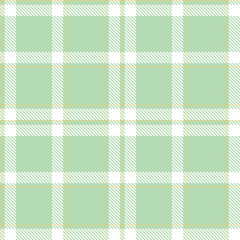 Elegant Dark light grey green & Mellow sand Seamless Tartan Textile Design