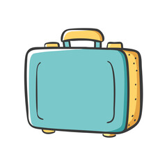 suitcase icon, suitcase vector illustration-simple illustration of suitcase, perfect for suitcase logos and icons