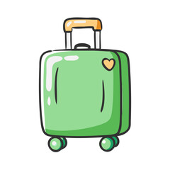 suitcase icon, suitcase vector illustration-simple illustration of suitcase, perfect for suitcase logos and icons