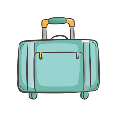 suitcase icon, suitcase vector illustration-simple illustration of suitcase, perfect for suitcase logos and icons