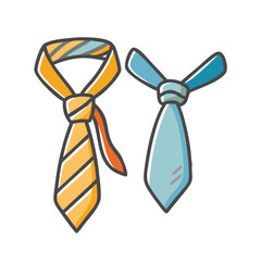 ties icon, ties vector illustration-simple illustration of ties, perfect for ties logos and icons