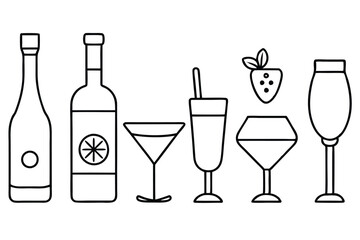 Classic Vermouth Clipart Bundle