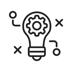 Idea icon vector image. Suitable for mobile apps, web apps and print media.