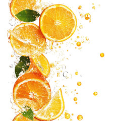 Orange isolated on white background