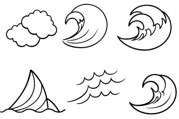 Tsunami Embroidery Design Pack