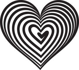 Obraz premium The Impact of Emotion How Heart Shape Line Drawings Shape Our Understanding of Love