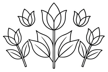 Tulip Leaf   Icons for Stitching