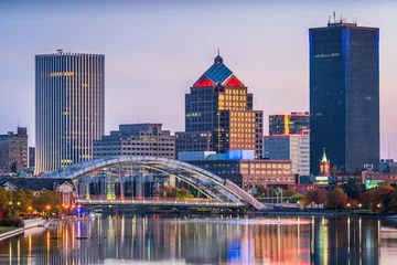 Fotobehang New York Rochester, New York, USA Cityscape on the Genesee River  © SeanPavonePhoto