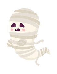 Hand drawn Set halloween ghosts collection