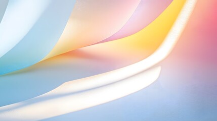 Abstract pastel paper swirls create a soft and dreamy background ideal for design projects.