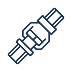 Seatbelt Buckle Icon Design