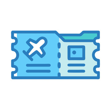Travel Ticket Icon Design
