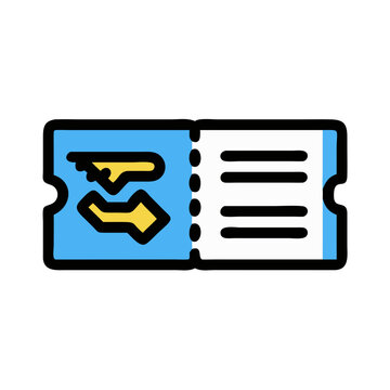 Travel Ticket Icon Design