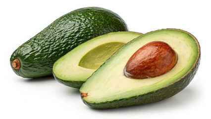 avocado images with white background