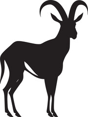 Fototapeta premium Ibex in Their Natural Habitat Full Body Dynamics of Mountain Life