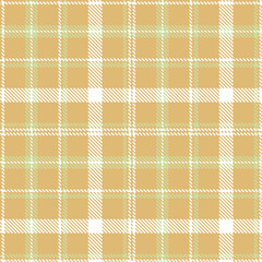 Smoky tan and Autumn white Seamless Tartan Textile Design