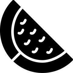 Watermelon Glyph Icon