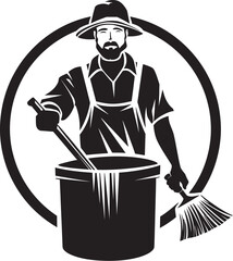 Crafting a Clean World The Impact of a Janitor with a Mop and Bucket