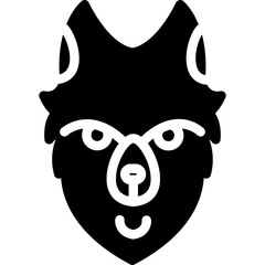 Wolf Glyph Icon
