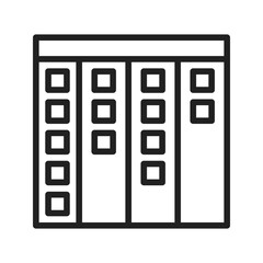 Kanban icon vector image. Suitable for mobile apps, web apps and print media.