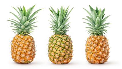 Fototapeta premium pineapple images with white background