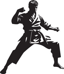 Fototapeta premium Karate Fight Culture The Traditions and Customs of the Martial Arts World