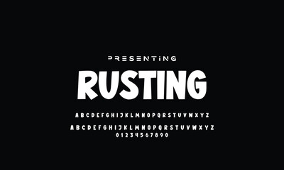 Playful style font design, colorful childish alphabet, letters and numbers vector illustration. font modern bouncy typeset, lively friendly alphabet. Playful cheerful letters.