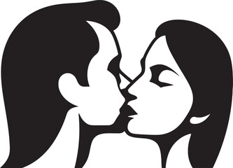 Moments of Joy The Celebration of Love in a Kissing Couple  Life