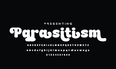 Playful style font design, colorful childish alphabet, letters and numbers vector illustration. font modern bouncy typeset, lively friendly alphabet. Playful cheerful letters.