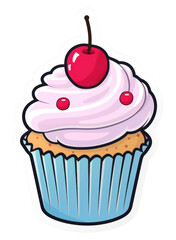 PNG Cuocake cupcake dessert icing.