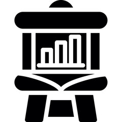 Marketing Plan Glyph Icon