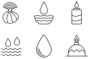 Different Types of Water Vector Icons