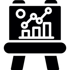Marketing Plan Glyph Icon