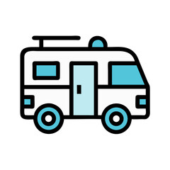 Camper Van Icon Design