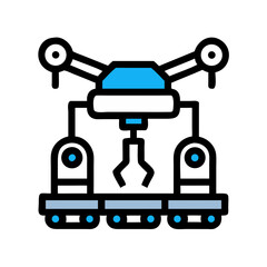 Robotic Machine Icon Design