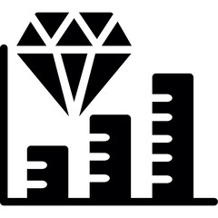 Business Value Glyph Icon