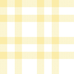 Traditional light tan and Deep white Seamless Tartan Textile Design