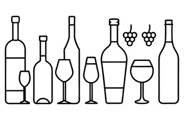 Set of Wine Glasses for Tasting Events