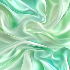 Obraz premium A soft and ethereal abstract portrayal of flowing waves in pastel hues brings about a sense of calmness and movement set against a peaceful and serene background