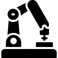Manufacturing Technology Glyph Icon