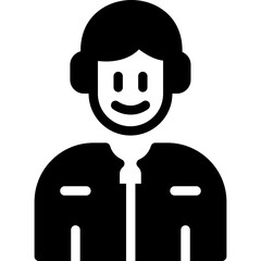 Journalist Glyph Icon