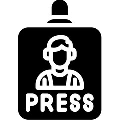 Media Badge Glyph Icon