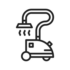 Clothers Steamer icon vector image. Suitable for mobile apps, web apps and print media.