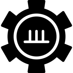 Online Productivity, productivity tools, time management, remote work tools, project management, digital workspace, online collaboration, telecommuting, work efficiency, productivity app Glyph Icon