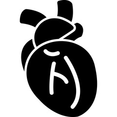 Heart Surgery Glyph Icon