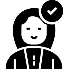 Teacher's Impact Glyph Icon