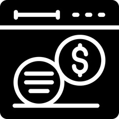 Pricing Table Glyph Icon