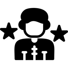 Rating Star Glyph Icon