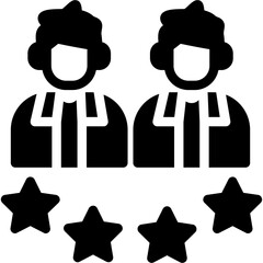 Team Feedback Glyph Icon