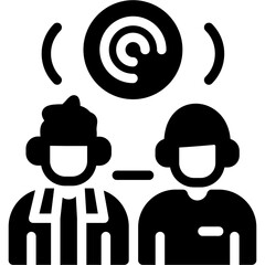 Team Dynamics Glyph Icon